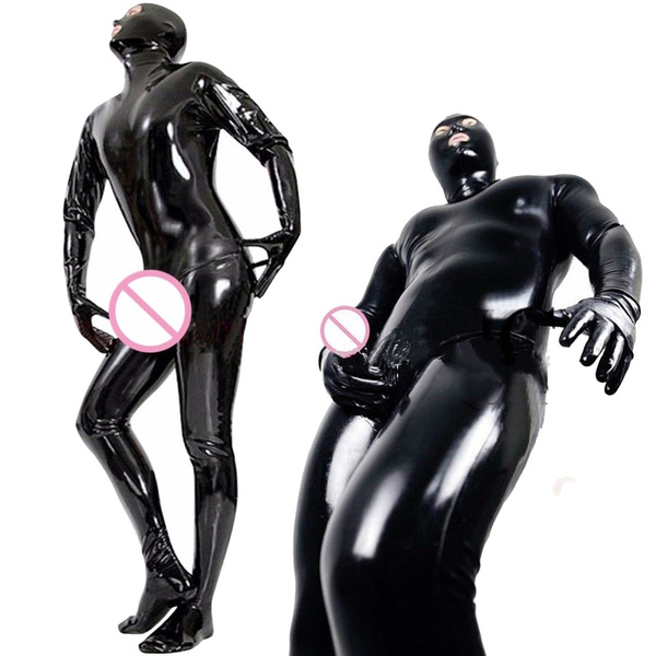 Students gay latex model